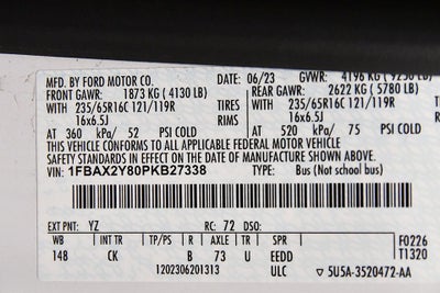 2023 Ford Transit-350 XLT