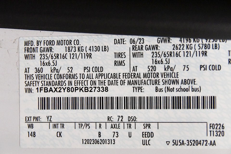 2023 Ford Transit-350 XLT