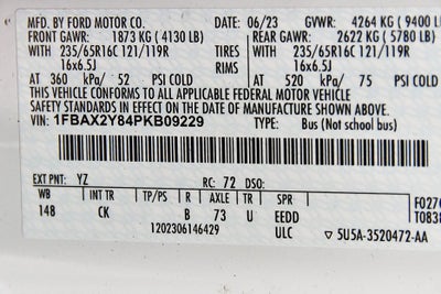 2023 Ford Transit-350 XLT