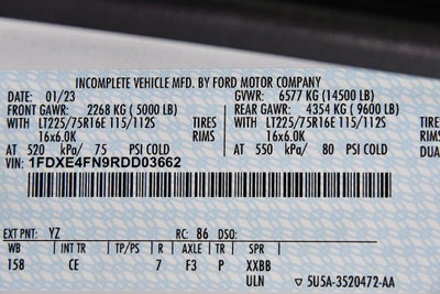 2024 Ford E-450SD Base