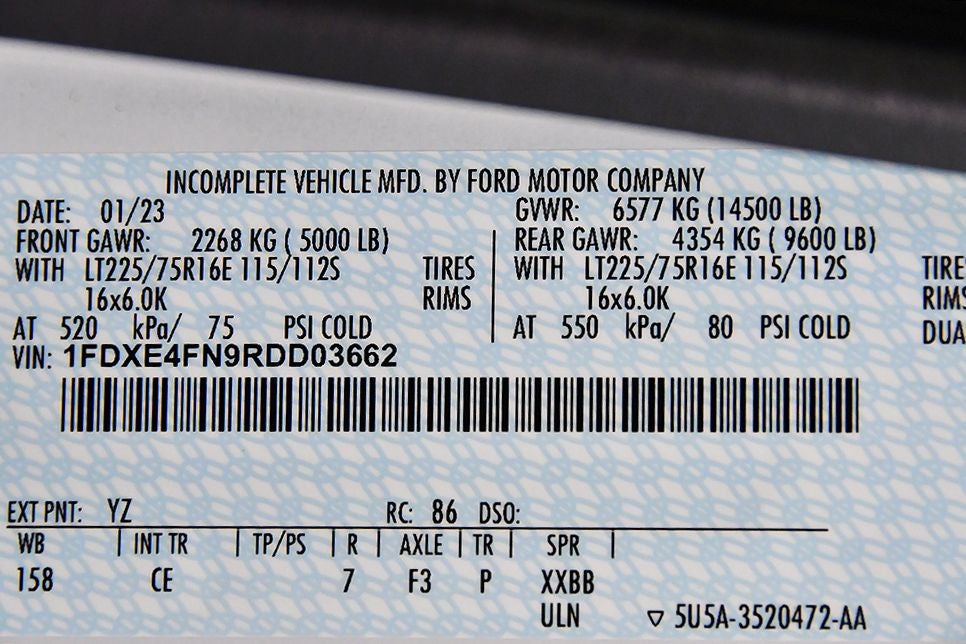 2024 Ford E-450SD Base