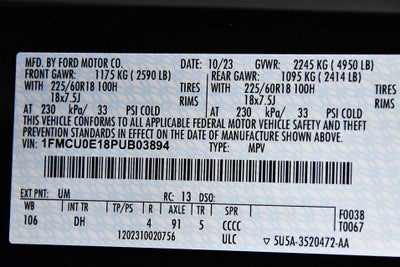 2023 Ford Escape Plug-In Hybrid Base