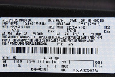 2024 Ford Escape Active