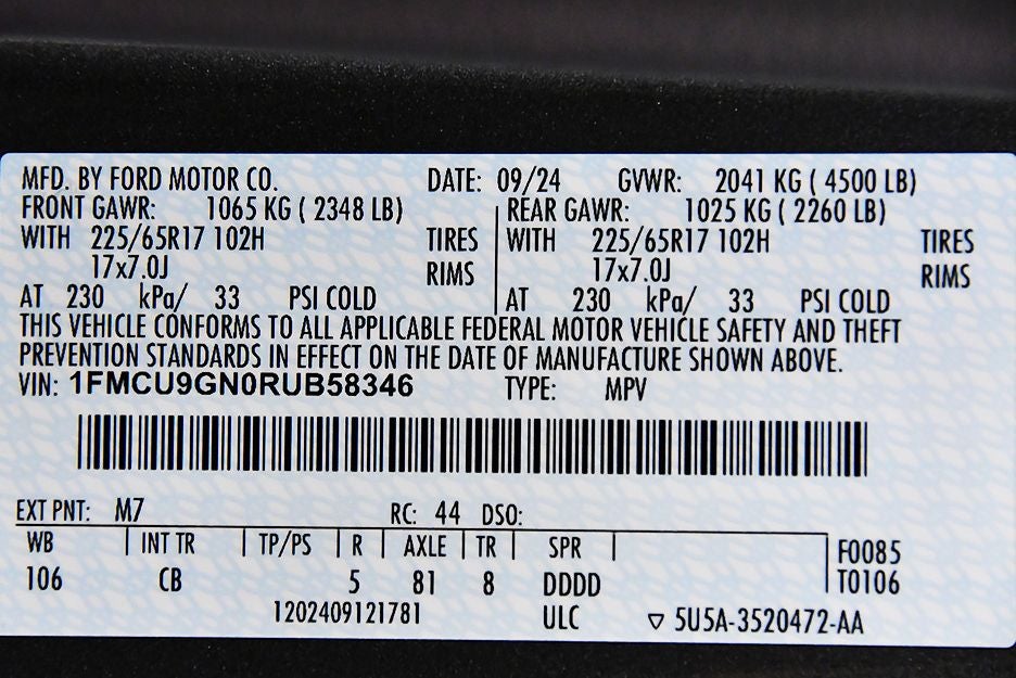 2024 Ford Escape Active