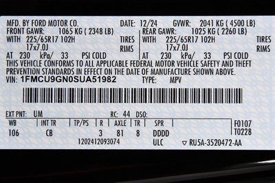 2025 Ford Escape Active