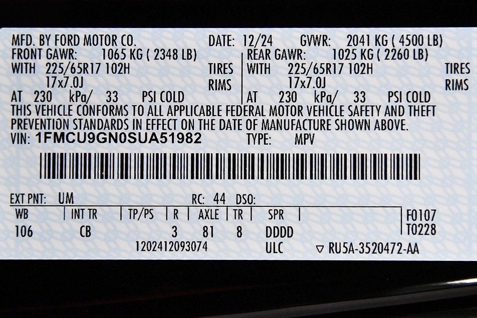 2025 Ford Escape Active