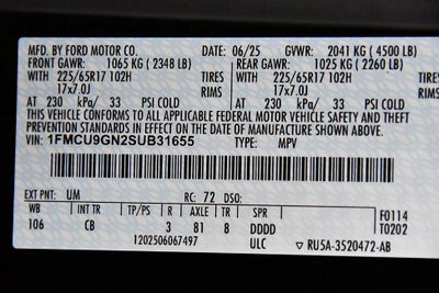 2025 Ford Escape Active