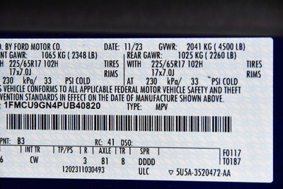 2023 Ford Escape Active