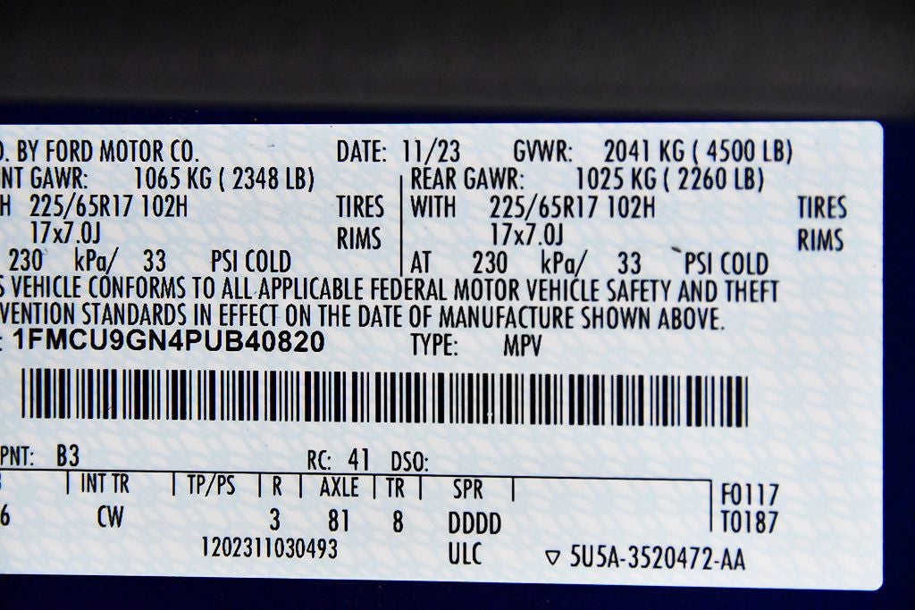 2023 Ford Escape Active