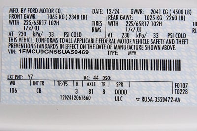 2025 Ford Escape Active