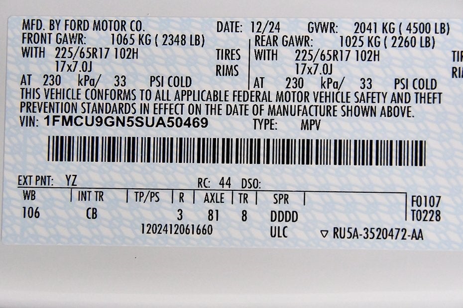 2025 Ford Escape Active