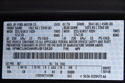 2024 Ford Escape Active