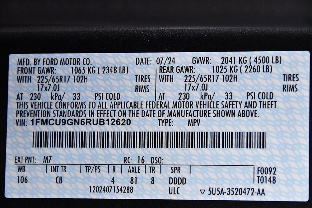 2024 Ford Escape Active