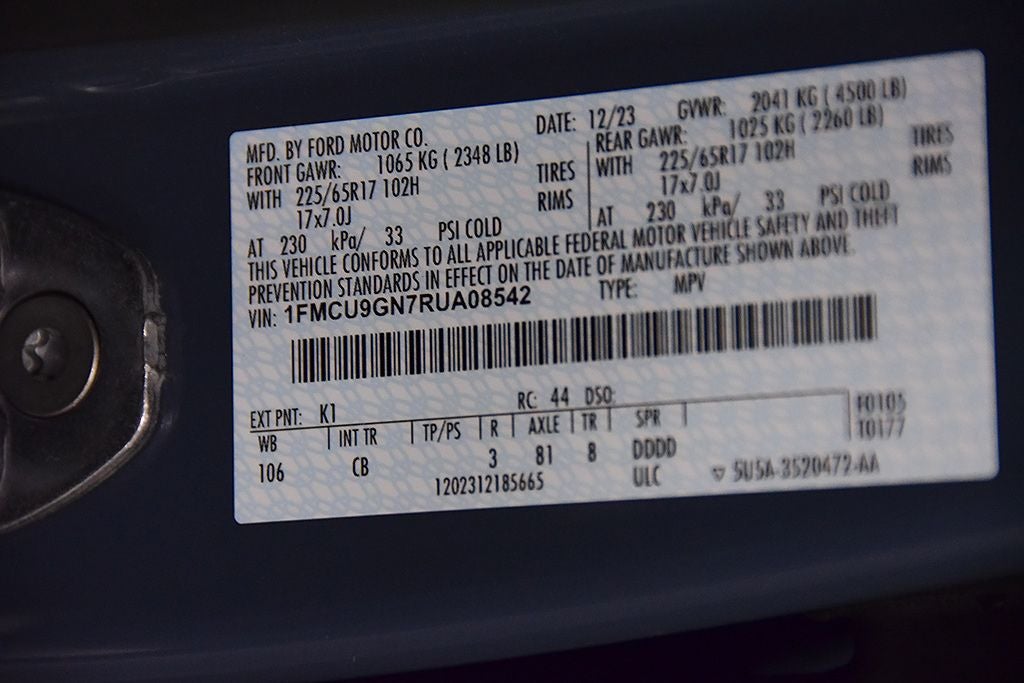2024 Ford Escape Active