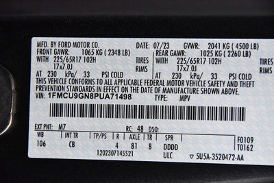 2023 Ford Escape Active