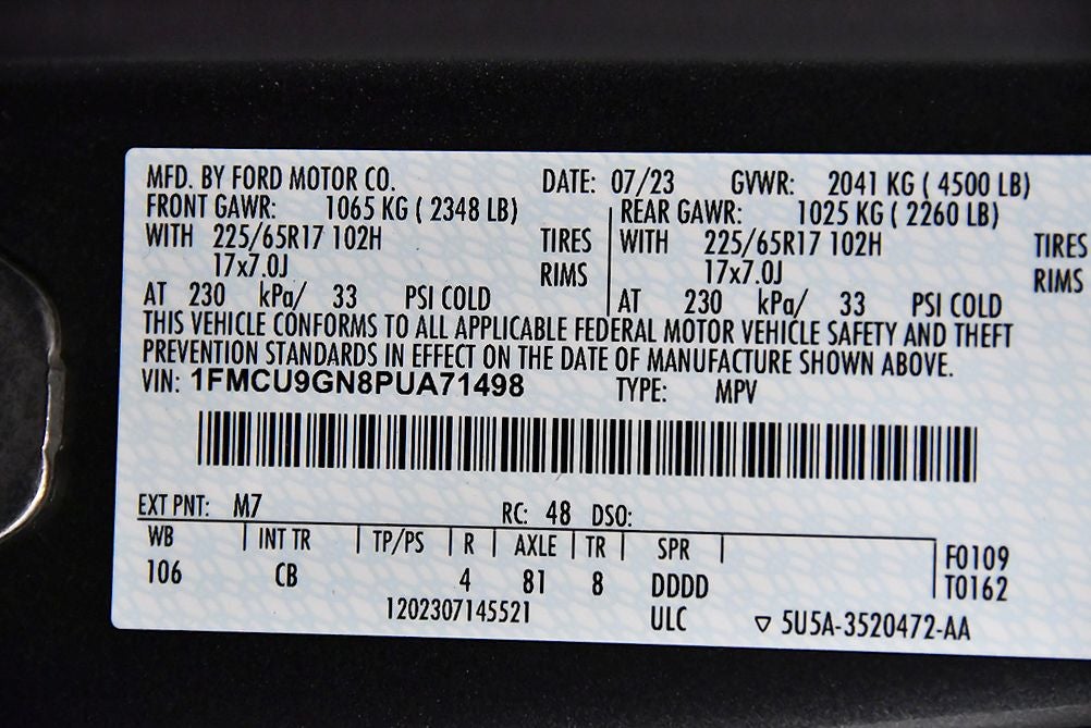 2023 Ford Escape Active