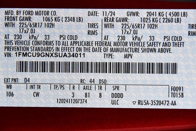 2025 Ford Escape Active