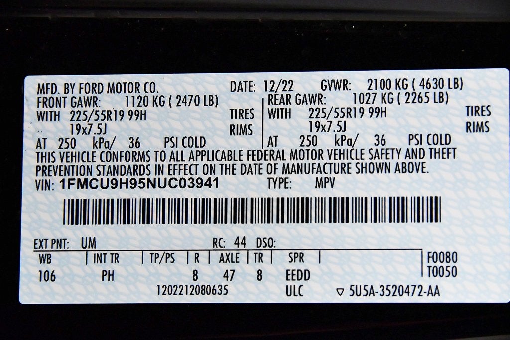 2022 Ford Escape SEL Stealth