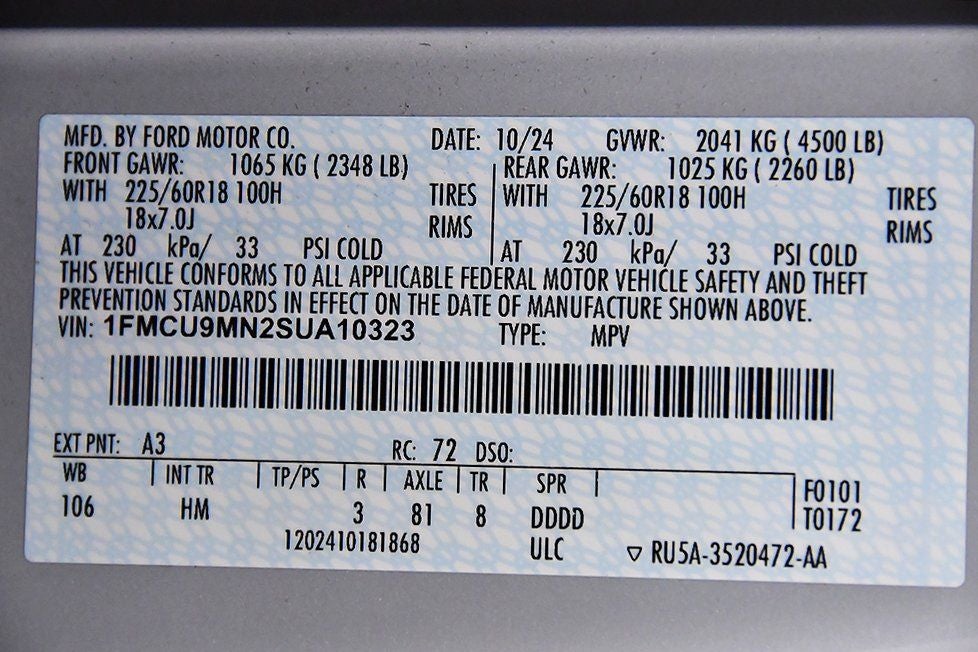 2025 Ford Escape ST-Line