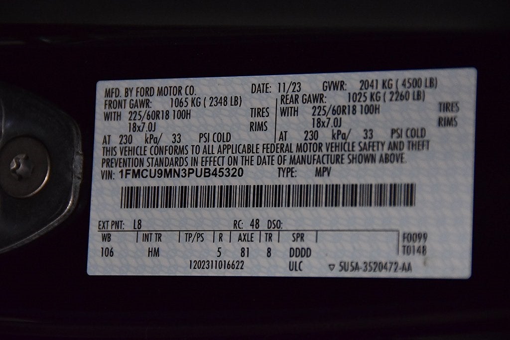 2023 Ford Escape ST-Line