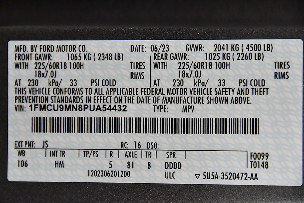 2023 Ford Escape ST-Line