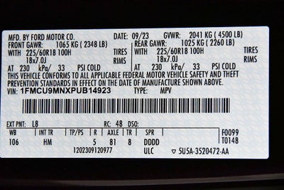 2023 Ford Escape ST-Line