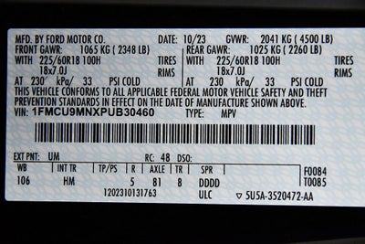 2023 Ford Escape ST-Line