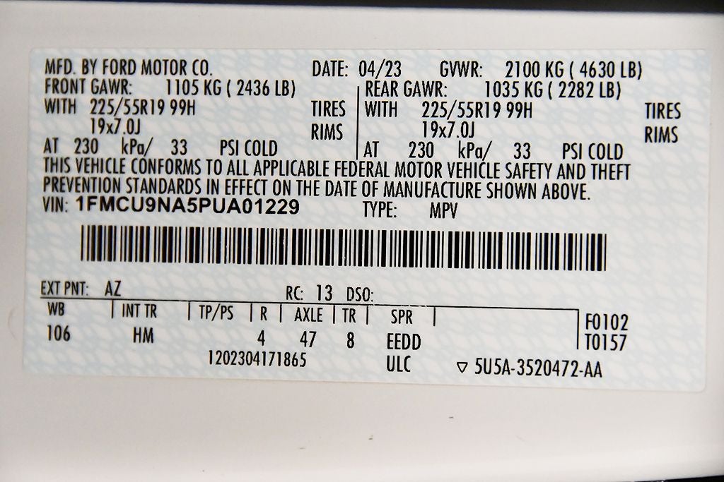 2023 Ford Escape ST-Line Select