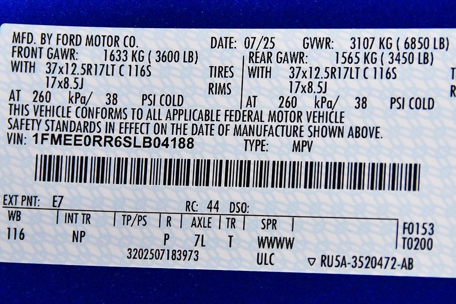 2025 Ford Bronco Raptor