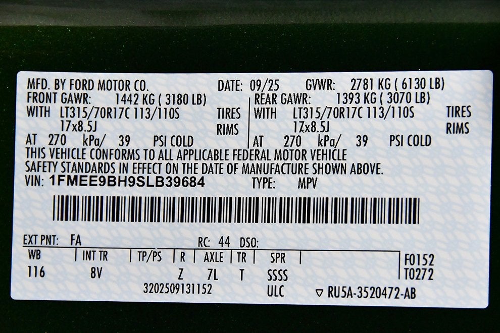 2025 Ford Bronco Badlands Sasquatch