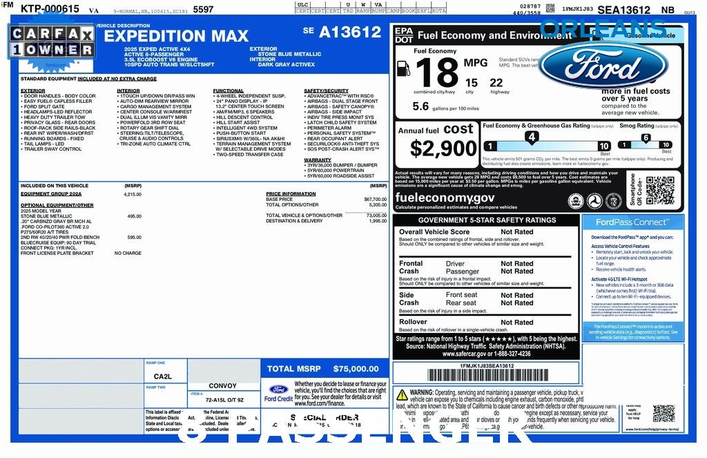 2025 Ford Expedition Max Active