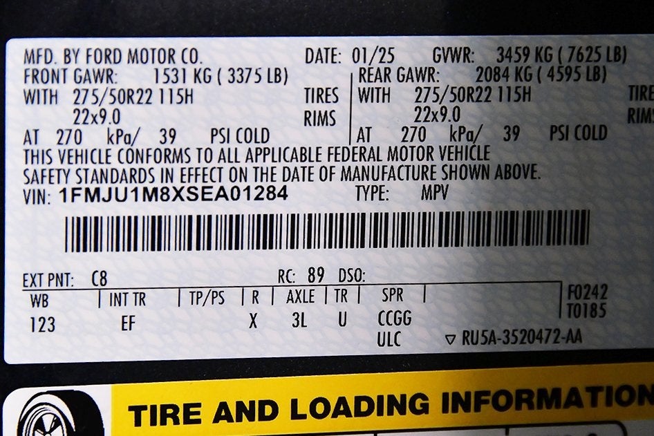 2025 Ford Expedition Platinum