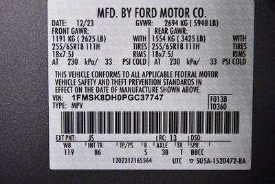 2023 Ford Explorer XLT