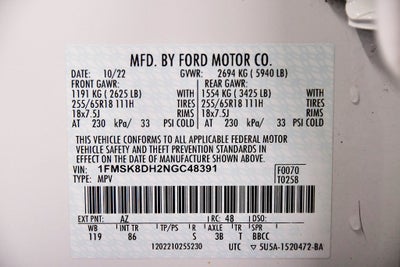 2022 Ford Explorer XLT