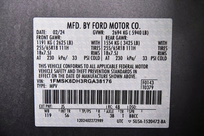 2024 Ford Explorer XLT