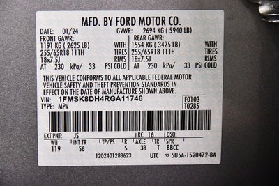 2024 Ford Explorer XLT