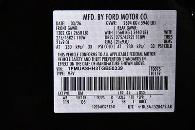 2026 Ford Explorer Platinum