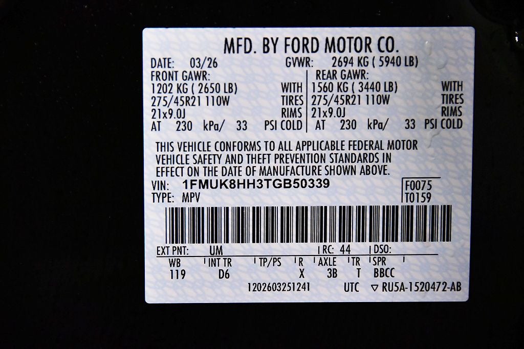 2026 Ford Explorer Platinum