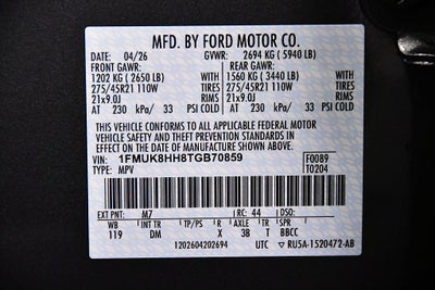 2026 Ford Explorer Platinum
