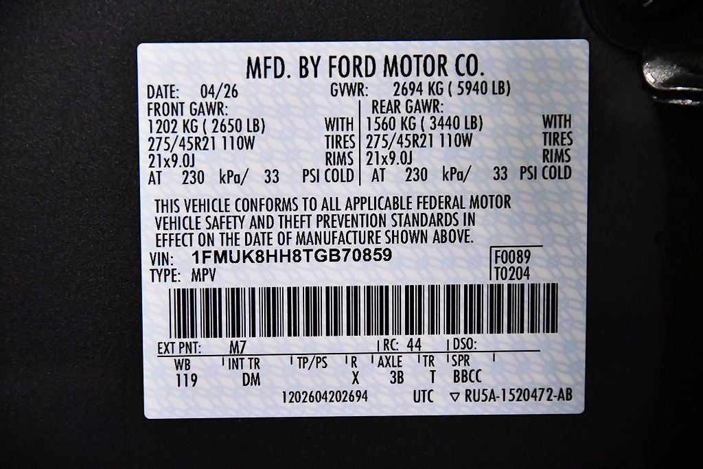 2026 Ford Explorer Platinum