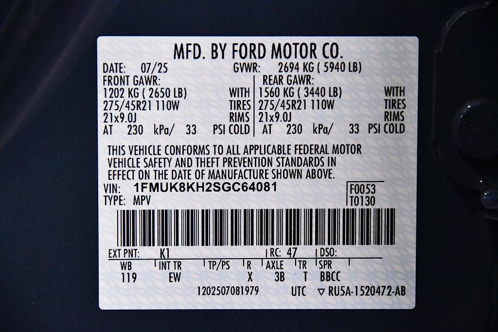 2025 Ford Explorer ST-Line