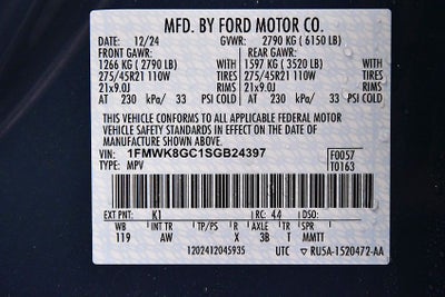 2025 Ford Explorer ST Sport Plus