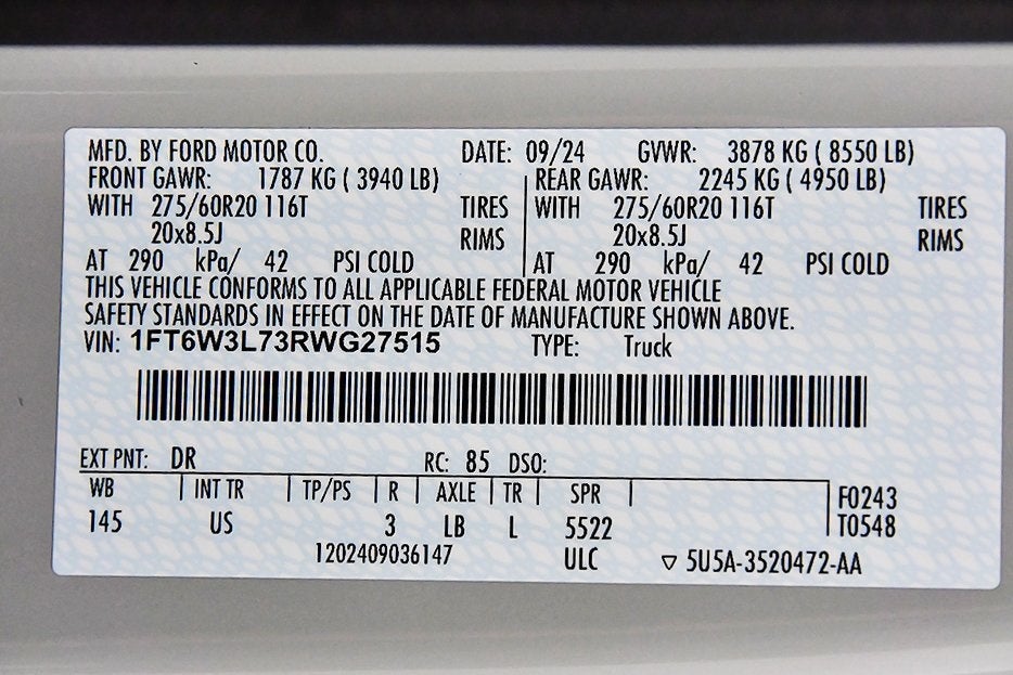 2024 Ford F-150 Lightning Flash 5-1/2' Box