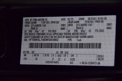 2025 Ford F-150 Lightning Flash 5-1/2' Box