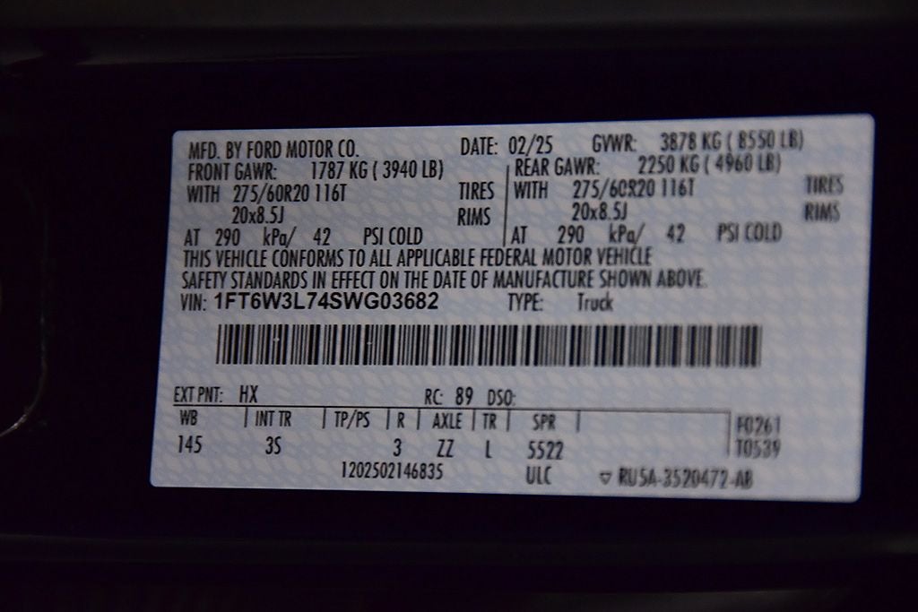 2025 Ford F-150 Lightning Flash 5-1/2' Box