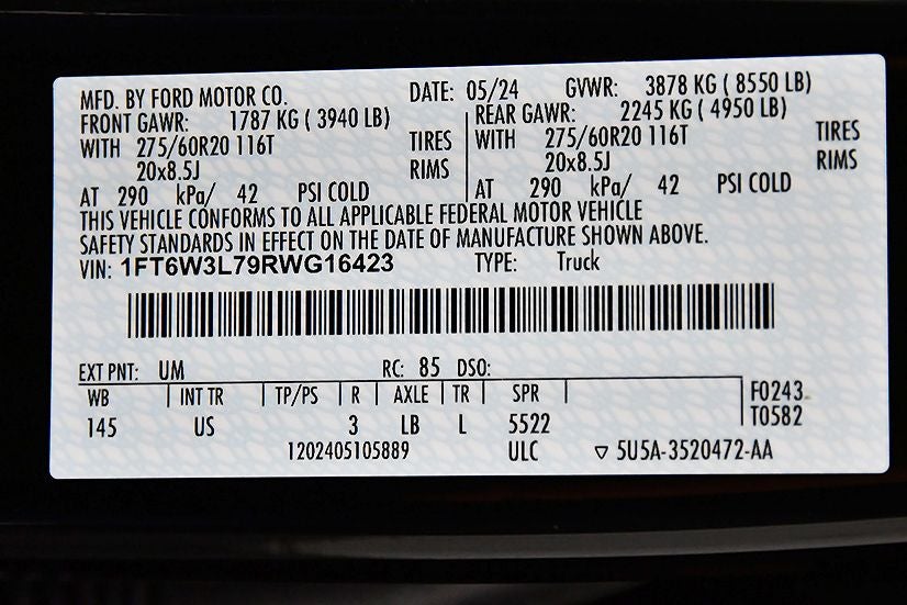 2024 Ford F-150 Lightning Flash 5-1/2' Box