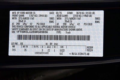 2025 Ford F-150 Lightning Flash 5-1/2' Box