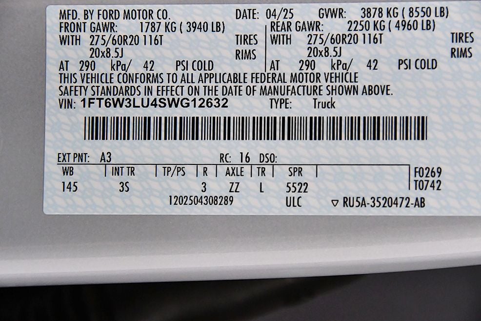 2025 Ford F-150 Lightning Flash 5-1/2' Box
