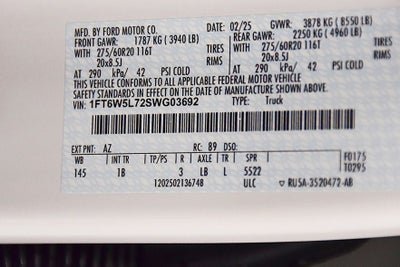 2025 Ford F-150 Lightning Lariat 5-1/2' Box