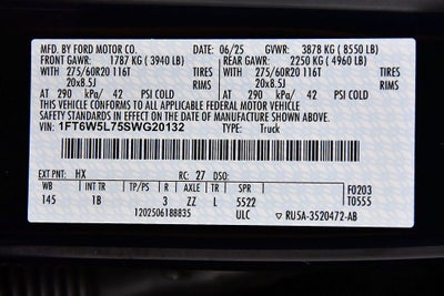 2025 Ford F-150 Lightning Lariat 5-1/2' Box